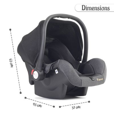 Teknum STROLL - 1 Compacto Baby Car Seat - Black